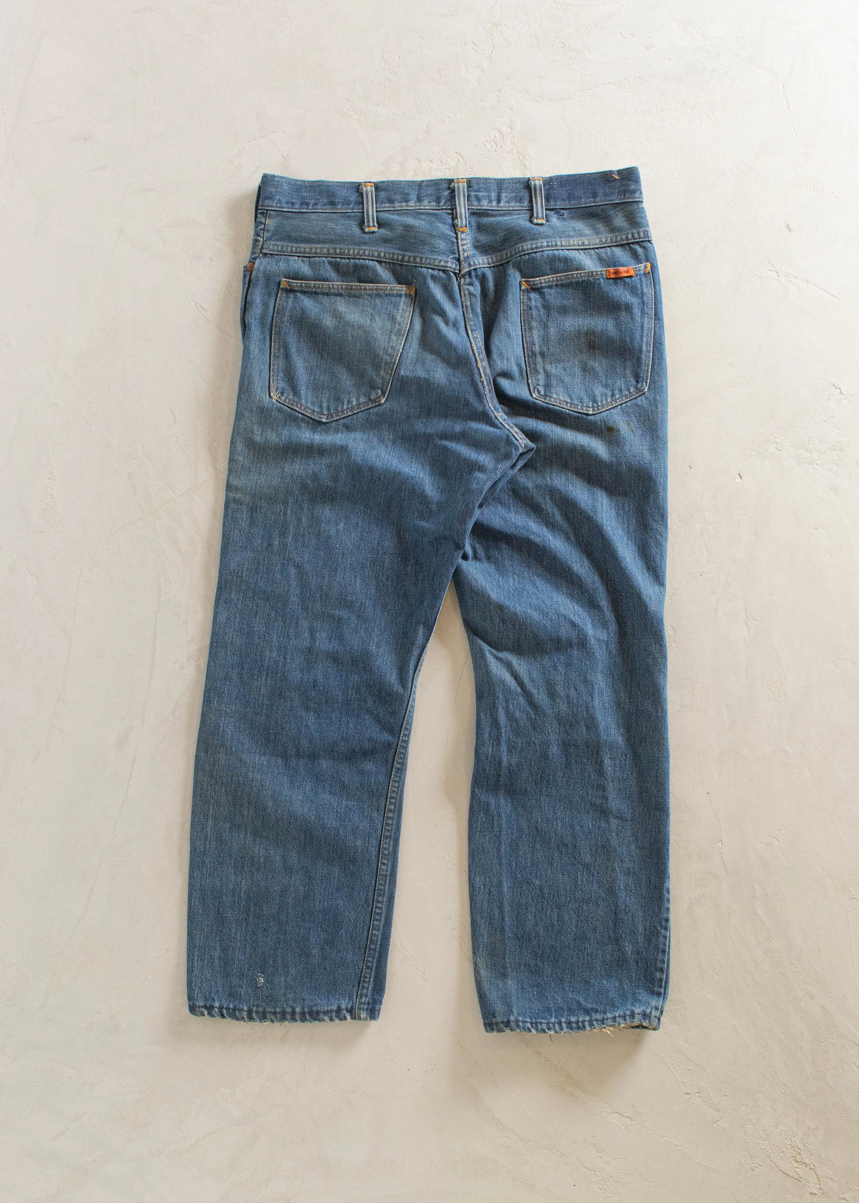 1960s Ranch Craft by JCPenney Mended Jeans Size Women's 32 Men's 32