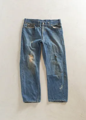 1960s Ranch Craft by JCPenney Mended Jeans Size Women's 32 Men's 32