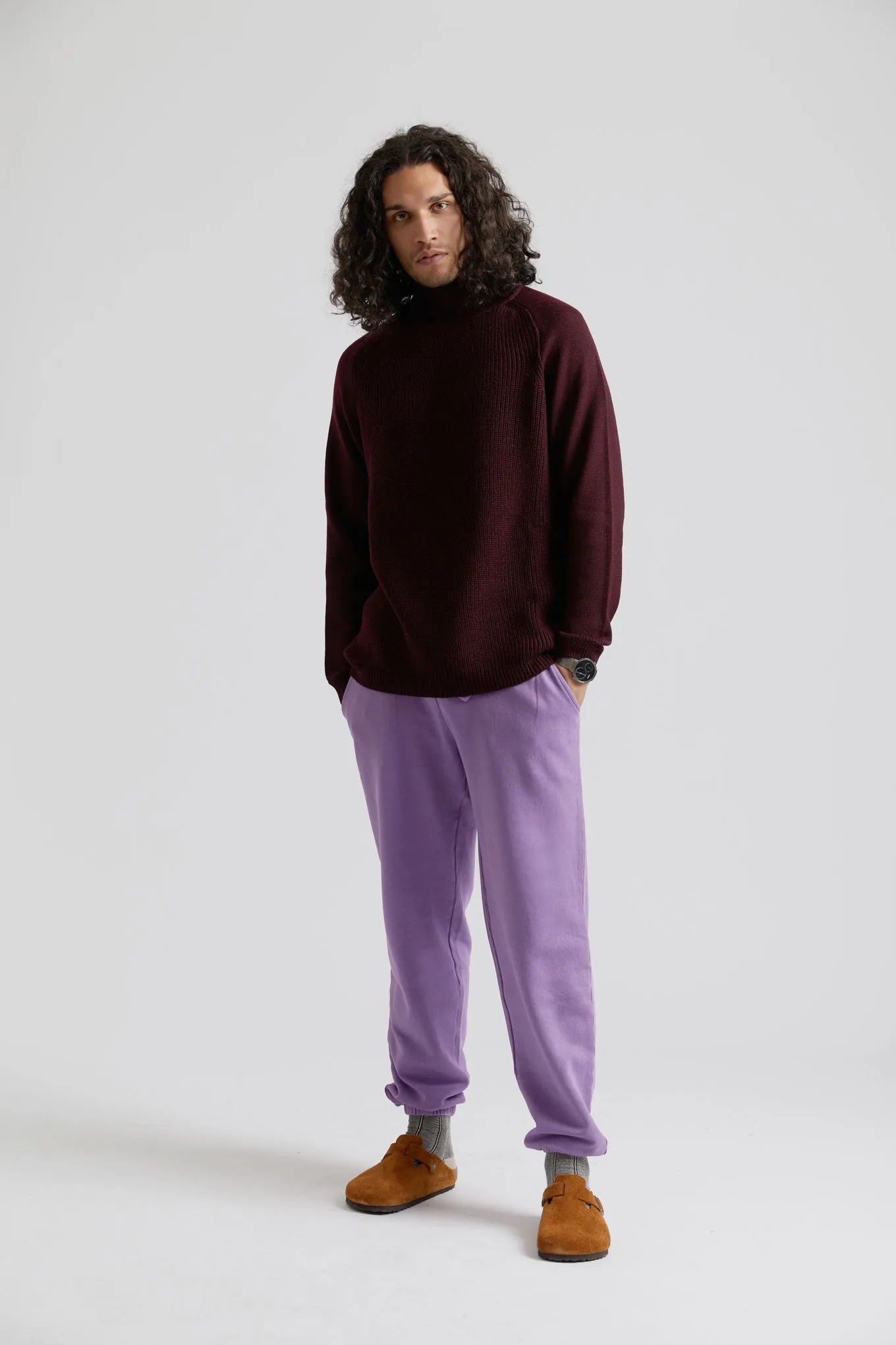 ADAM - Organic Cotton Jogger Lilac