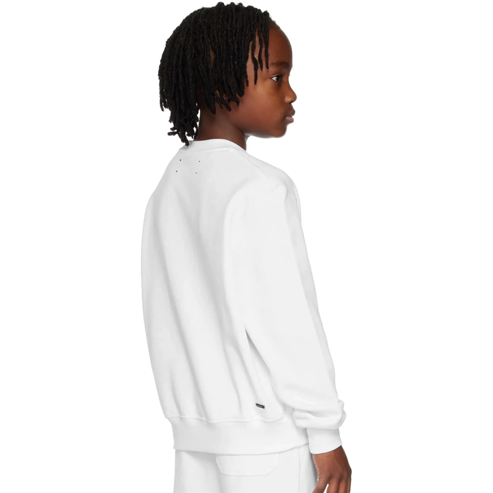 Amiri Kids MA Core Logo White Sweatshirt