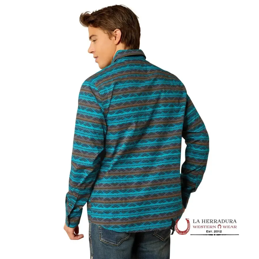 Ariat Madison Modern Fit Long Sleeve Turquoise - 2306