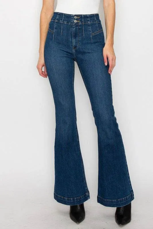 Artemis Vintage High Rise Modern Flare Jeans