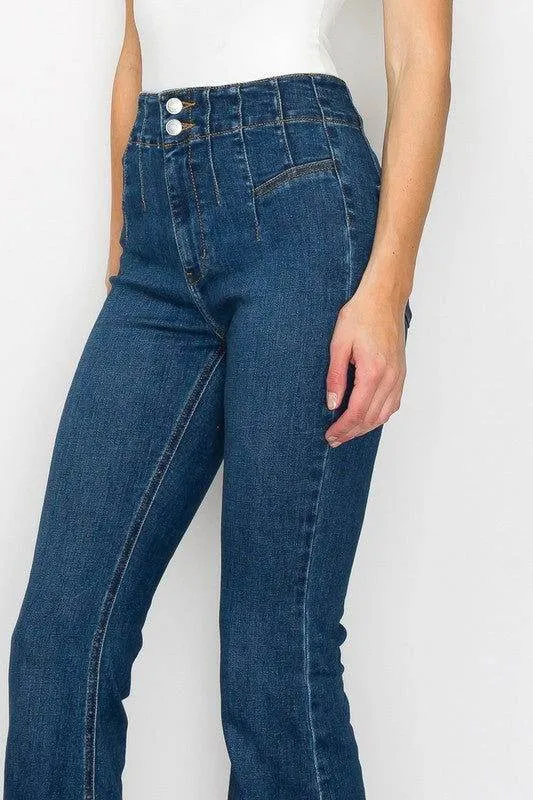 Artemis Vintage High Rise Modern Flare Jeans