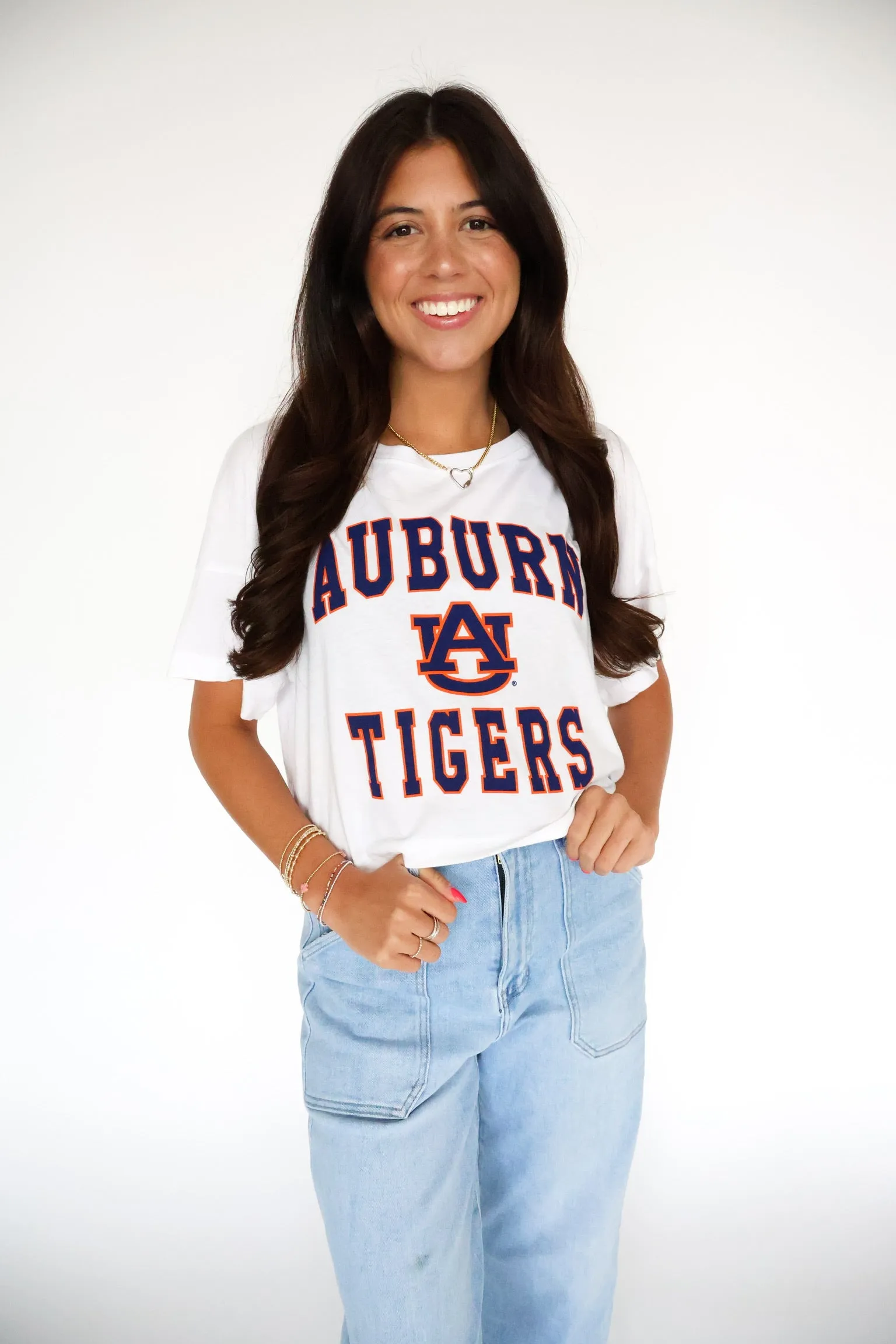 Auburn Sunshine Cropped Tee