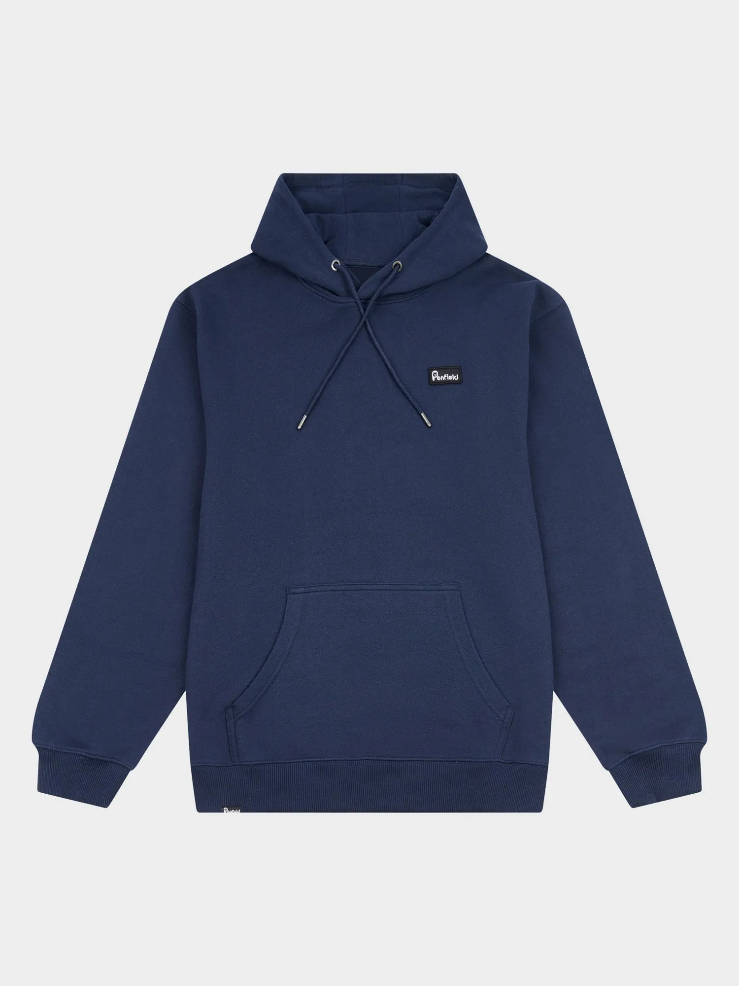 Badge Hoodie in Navy Blue