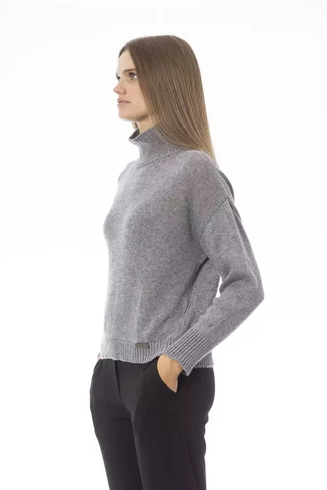 Baldinini Trend Gray Viscose Women Sweater