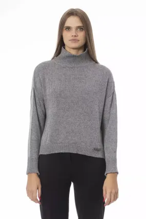 Baldinini Trend Gray Viscose Women Sweater