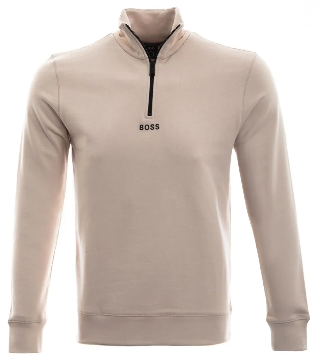 BOSS Zapper 1 Sweatshirt in Open White