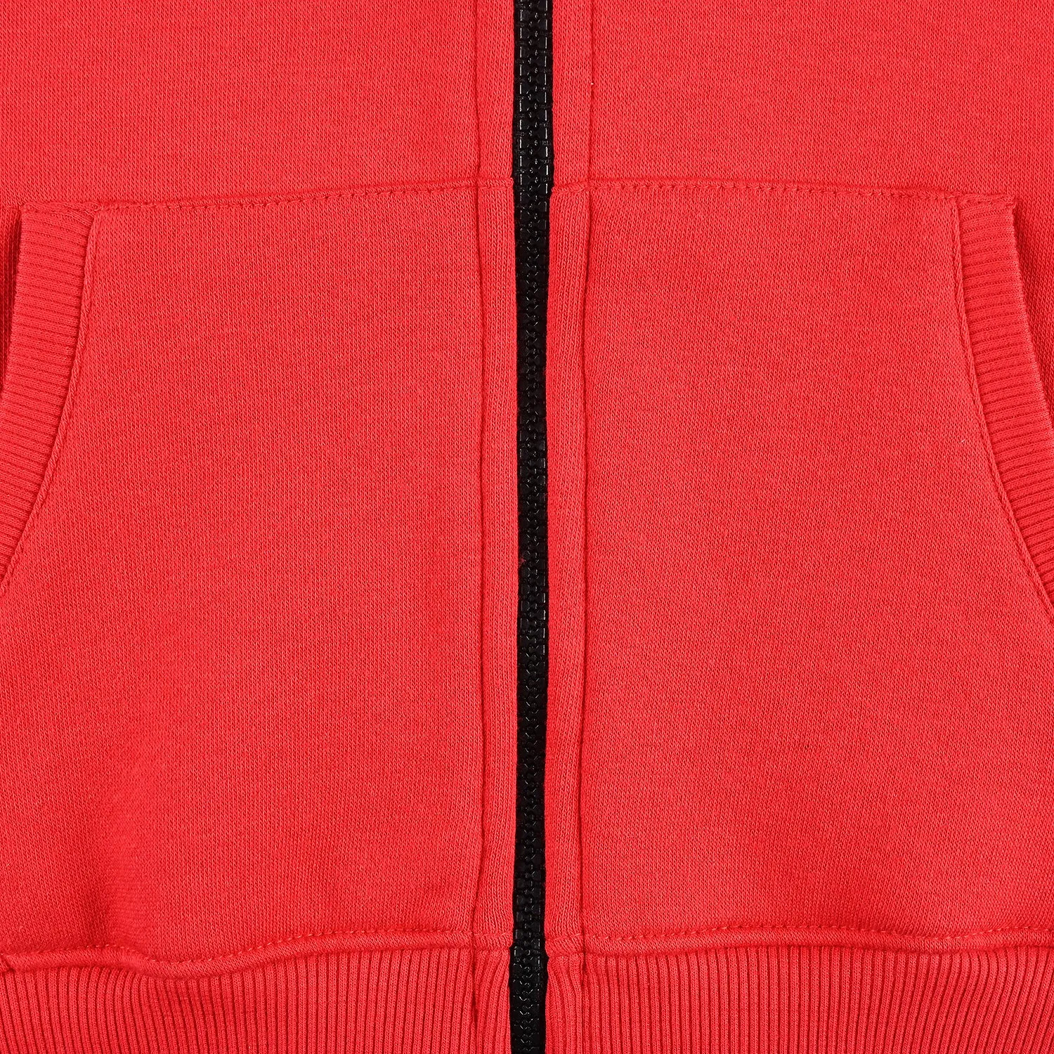 Boys Fleece Knitted Jacket -Racing Red