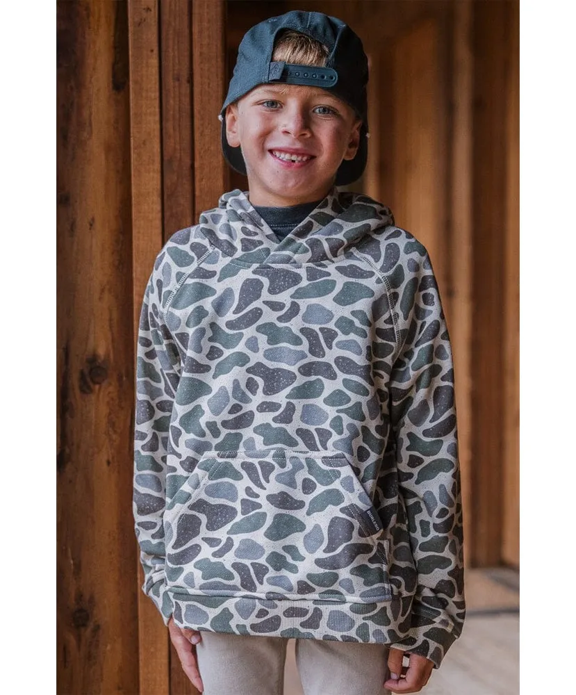 Burlebo - Youth Camo Fleece Hoodie