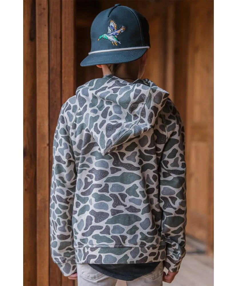 Burlebo - Youth Camo Fleece Hoodie