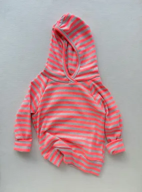 CLASSIC HOODIE | NEON & OATMEAL STRIPE