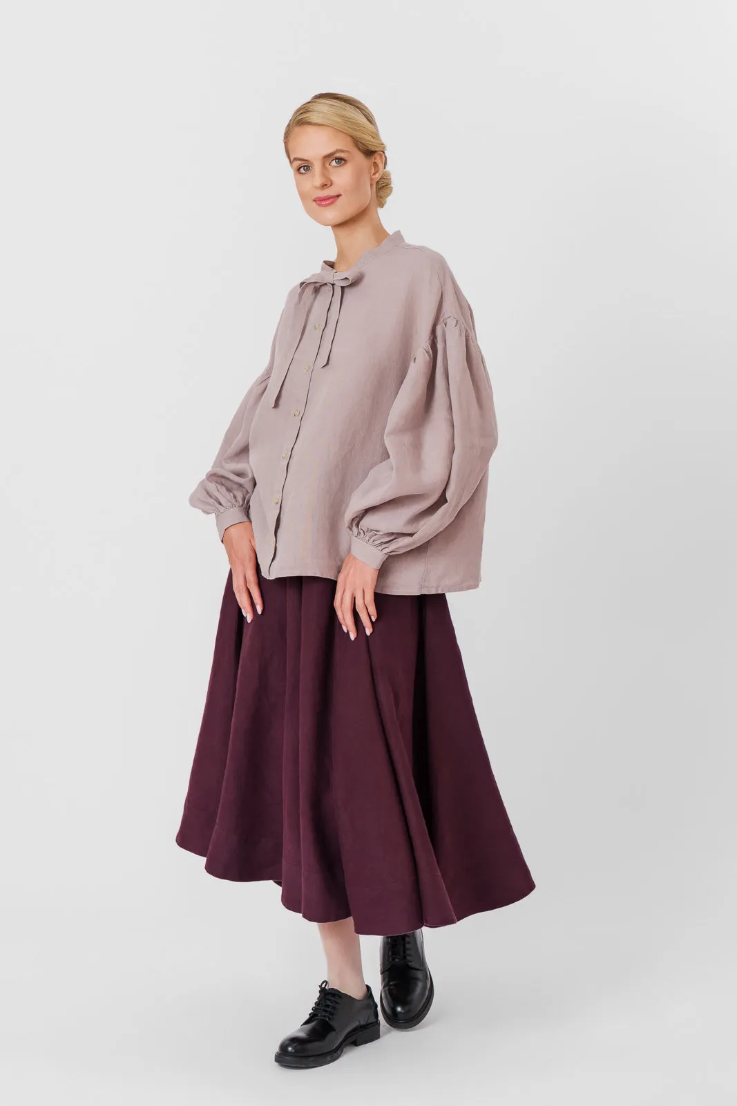 Classic Skirt, Twill Linen