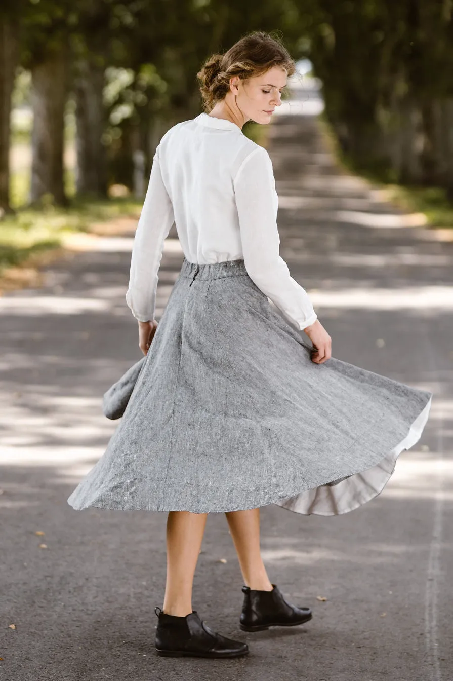 Classic Skirt, Twill Linen