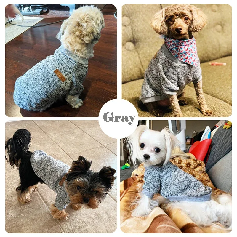 Cozy Winter Dog Vest for Small Breeds & Cats