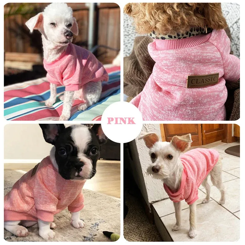 Cozy Winter Dog Vest for Small Breeds & Cats