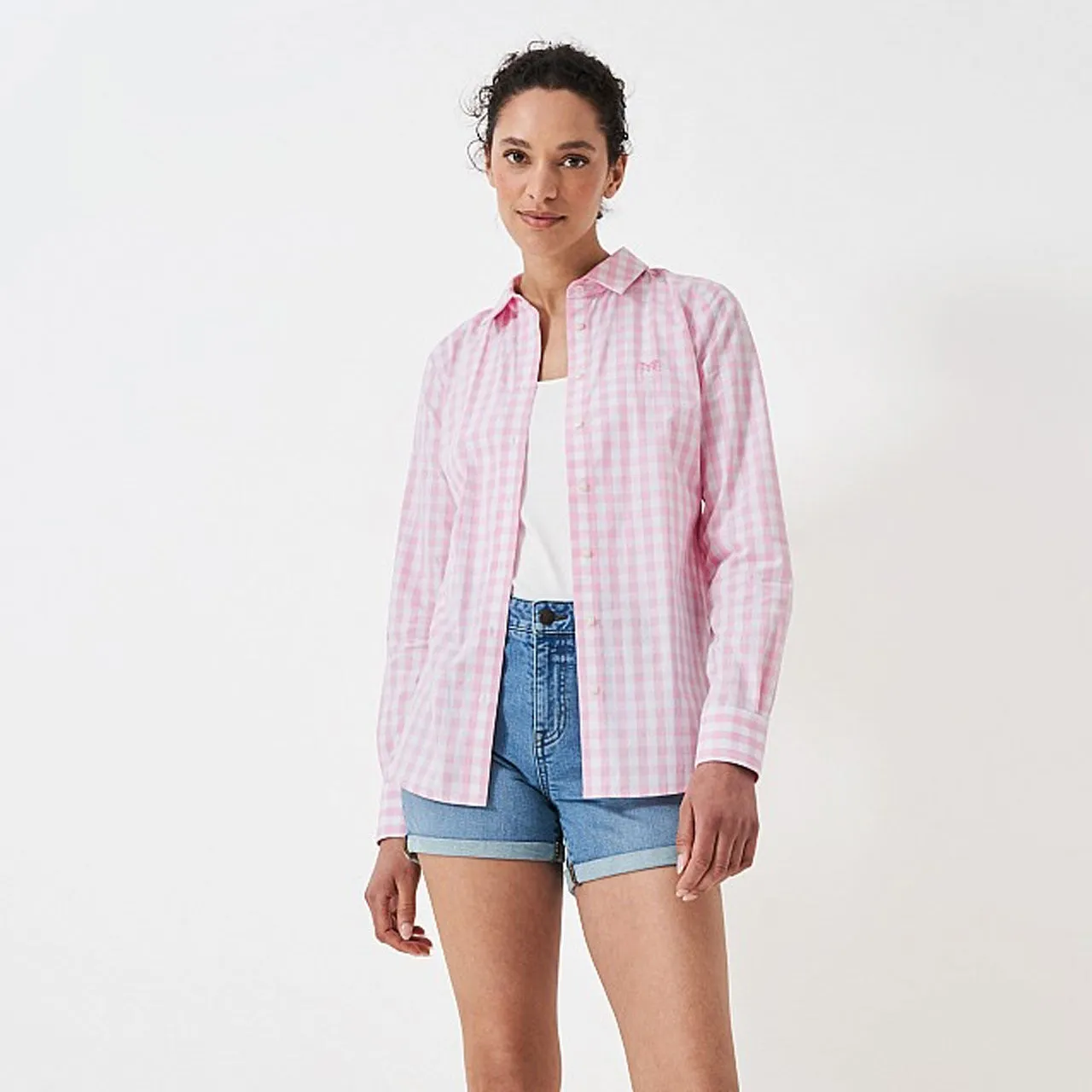 Crew Ladies Gingham Classic Fit Shirt