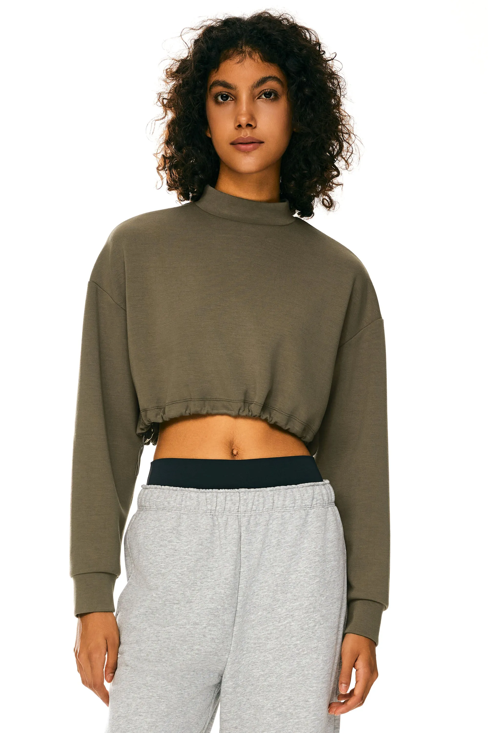 Cropped Casual Sweatshirt