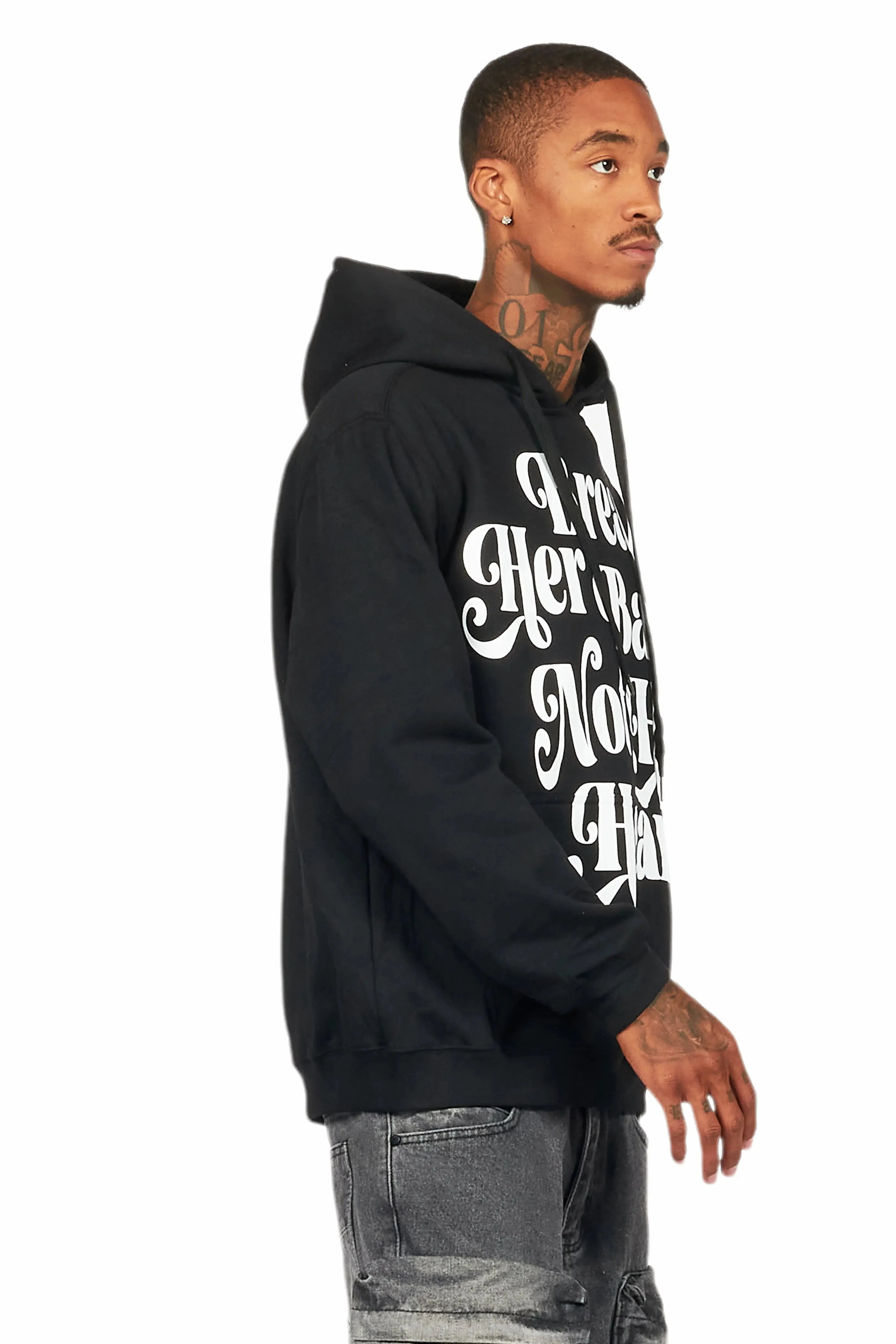 Diamo Black/White Graphic Hoodie