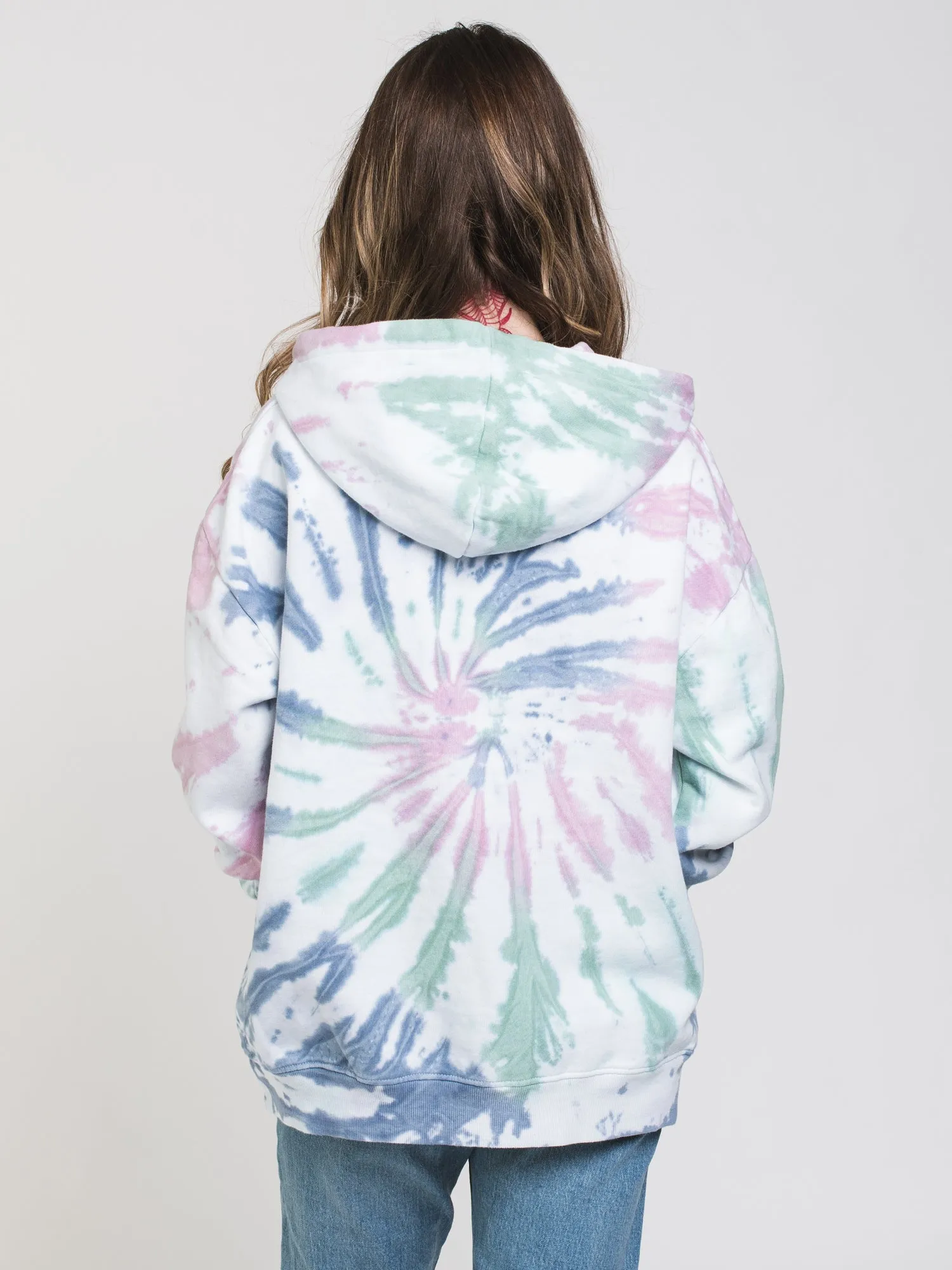 DICKIES TIE DYE RELAXED PULLOVER HOODIE - CLEARANCE