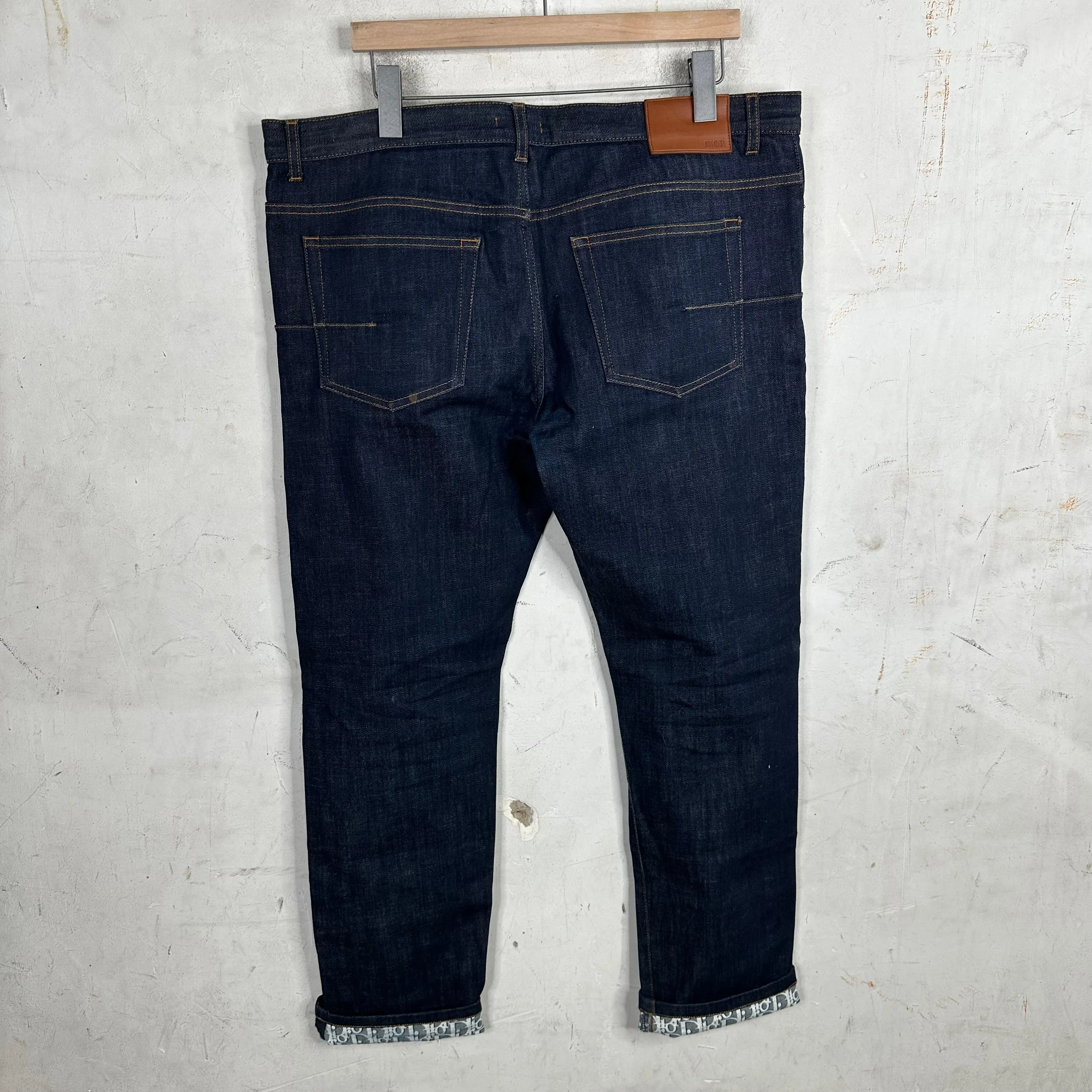 Dior Blue Straight Jeans