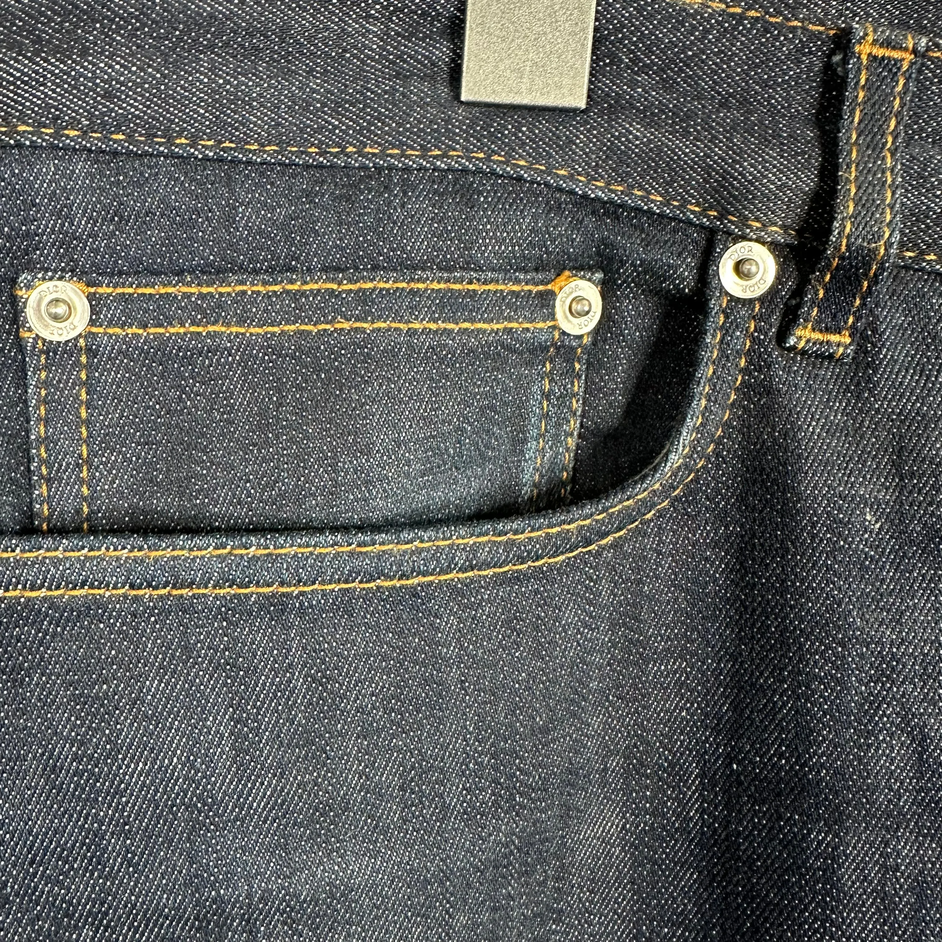 Dior Blue Straight Jeans