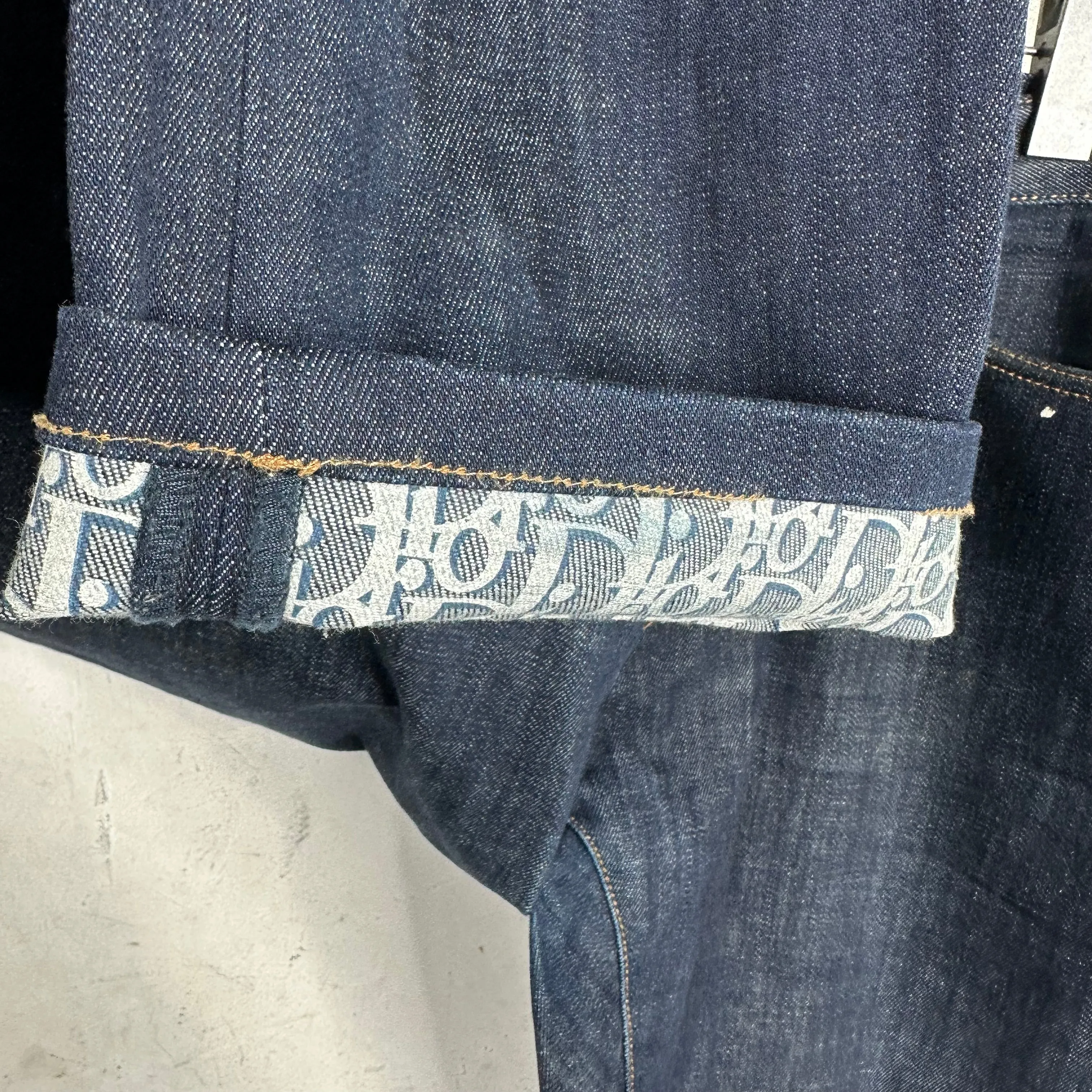 Dior Blue Straight Jeans