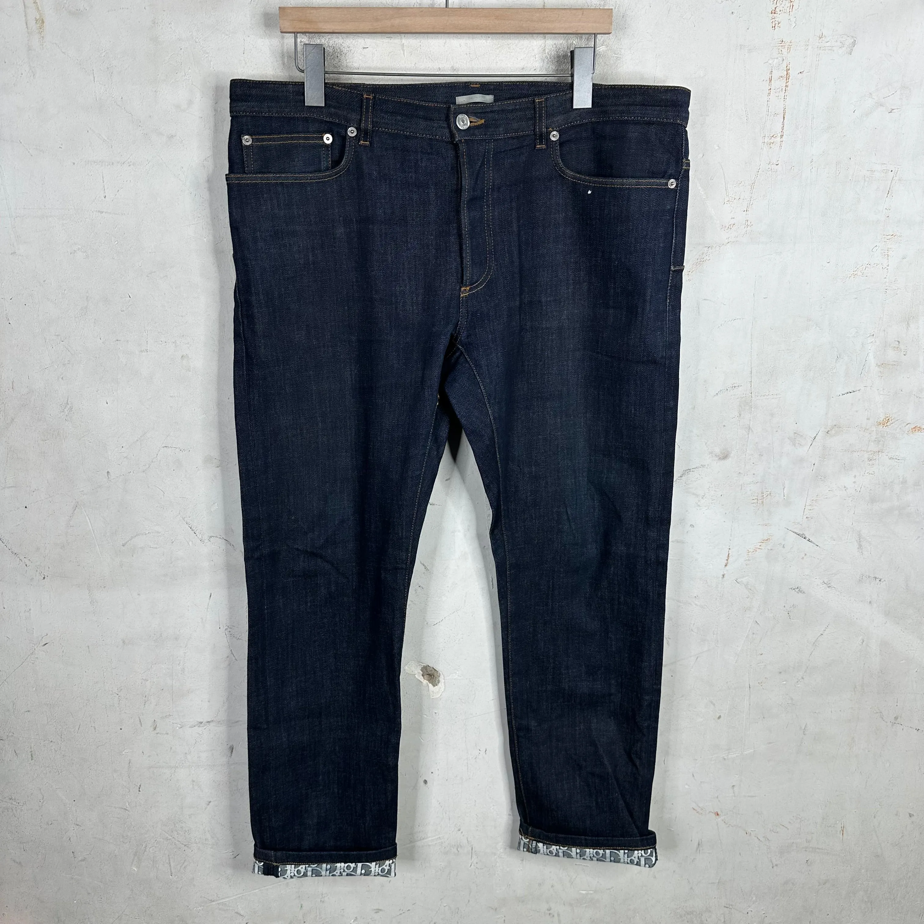 Dior Blue Straight Jeans