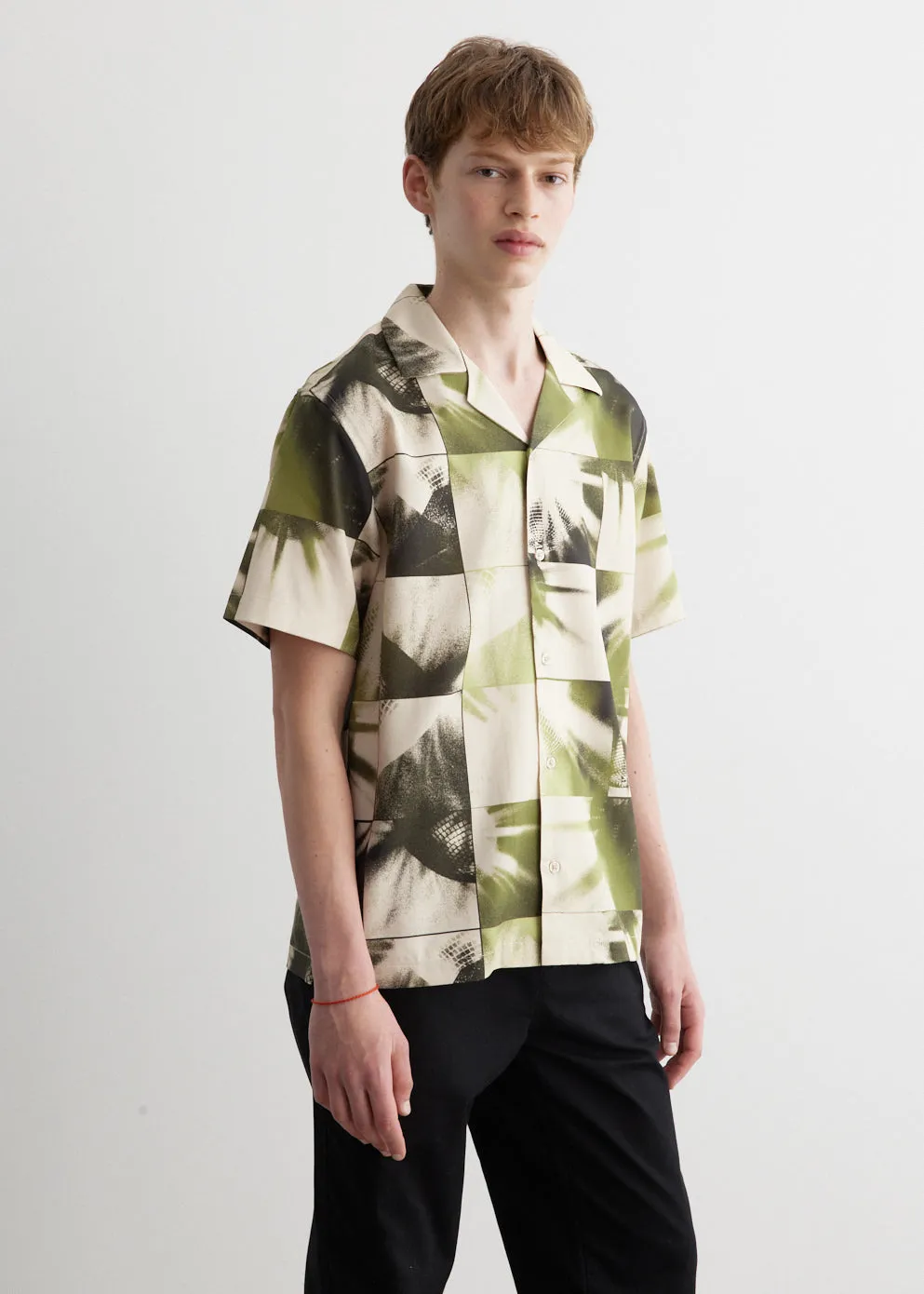 Disco Print Canty Short Sleeve Shirt