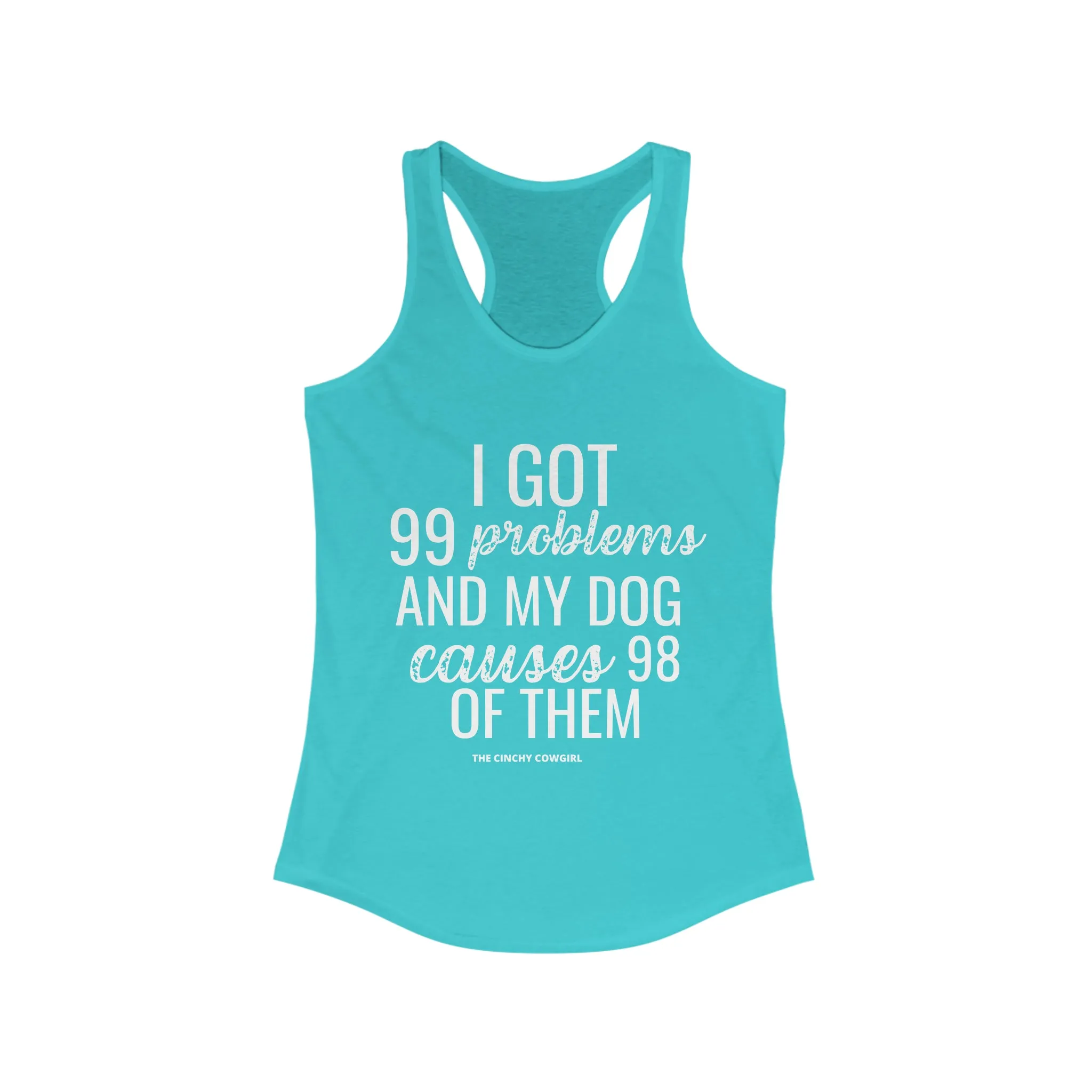 Dog Problems Racerback Tank