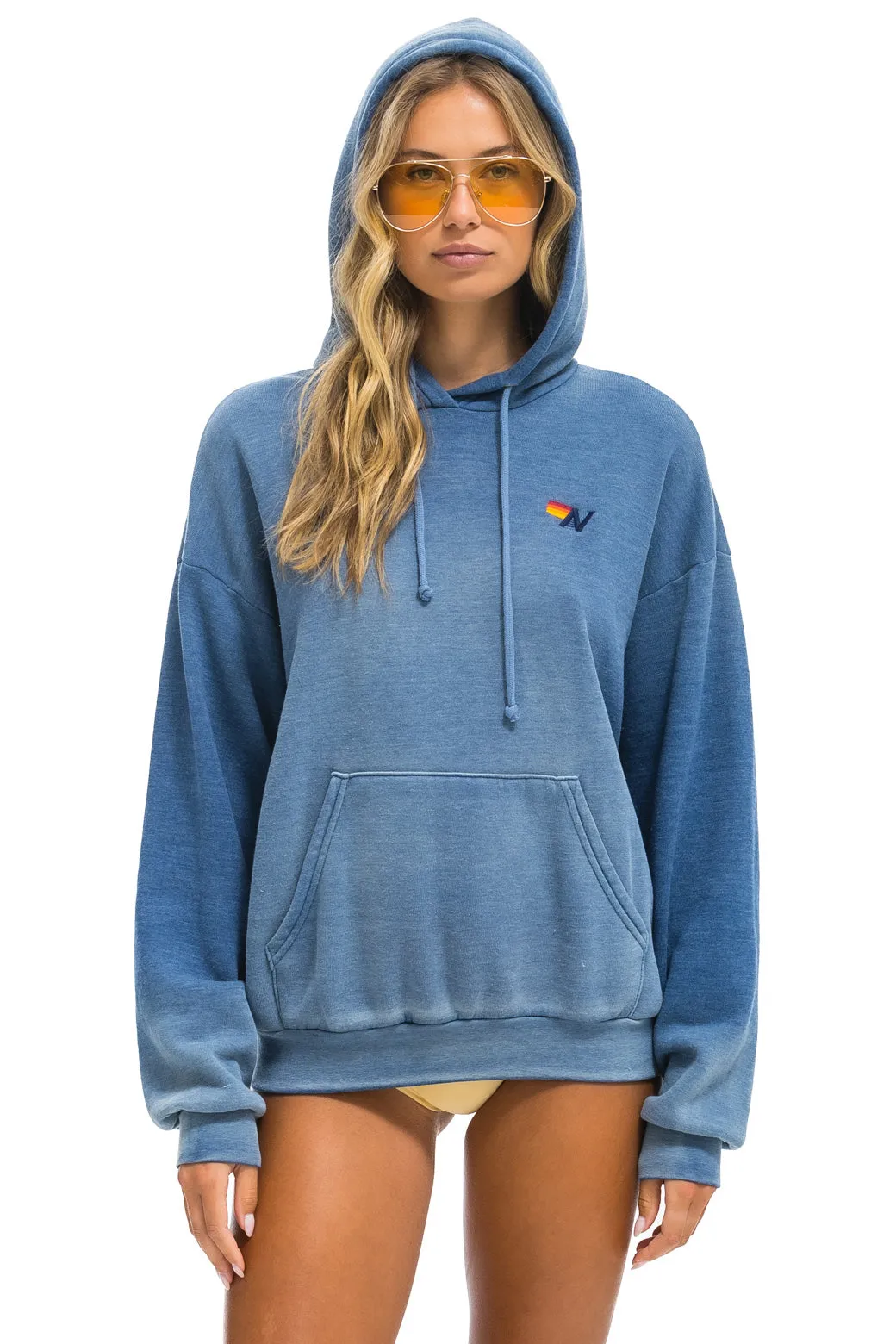 ESSENTIAL RELAXED PULLOVER HOODIE - FADED WATER