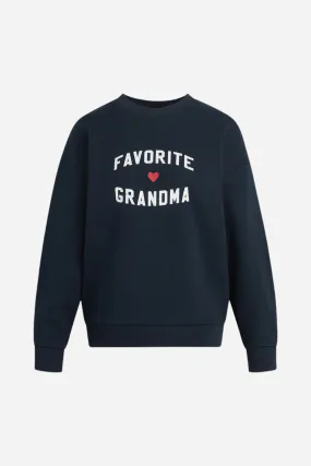 Favorite Daughter Favorite Grandma Heart Logo Sweatshirt