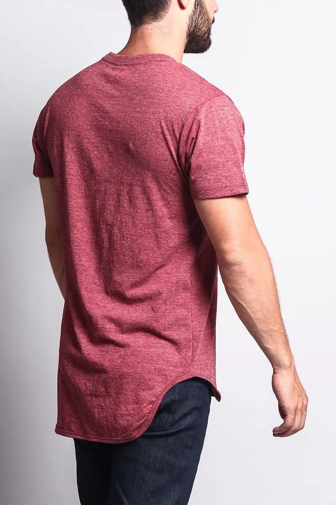 Flight MA-1 Long Length Curved Hem T-Shirt