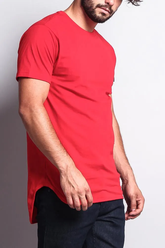 Flight MA-1 Long Length Curved Hem T-Shirt