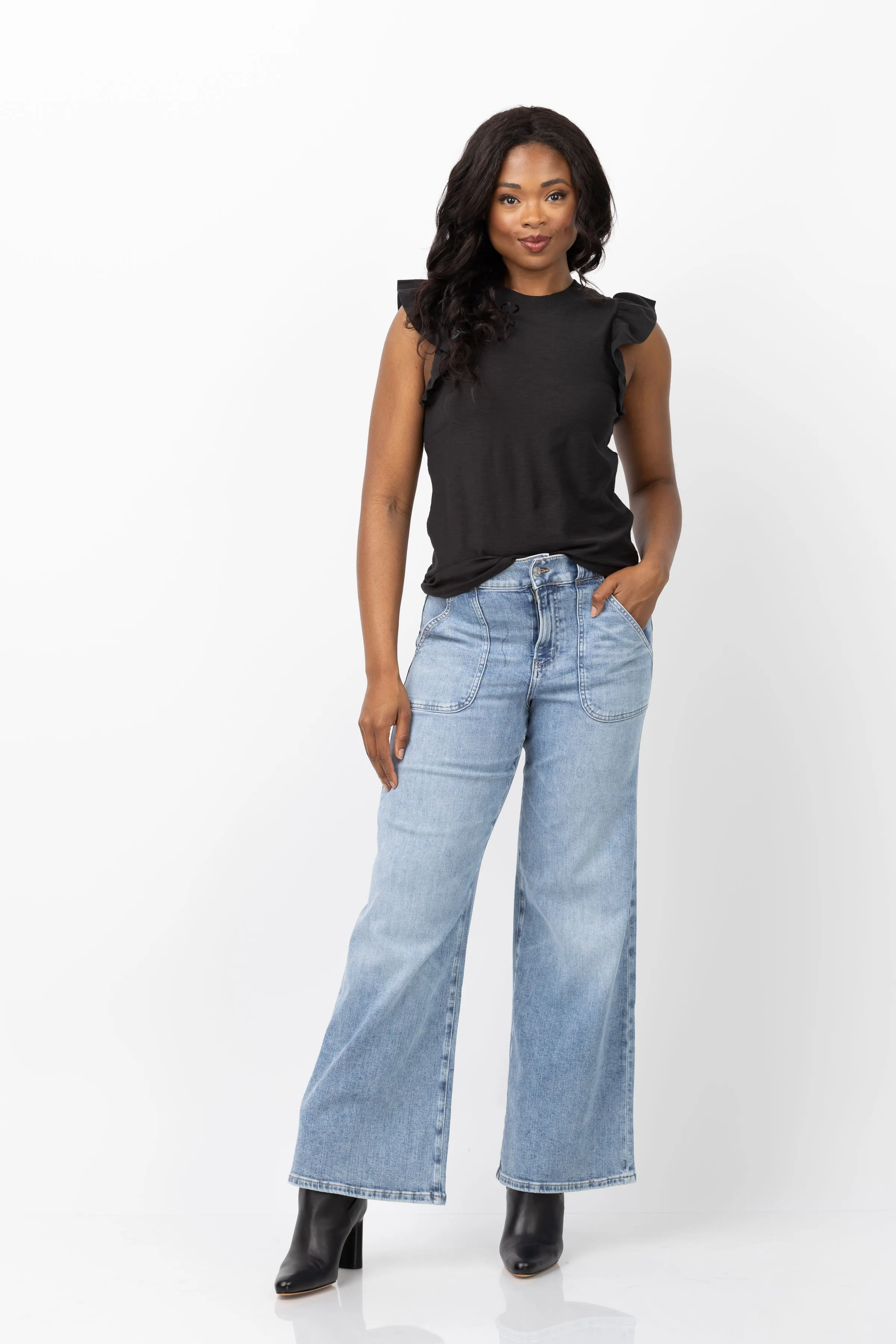 Frame Modern Pocket Jeans in Carpenter