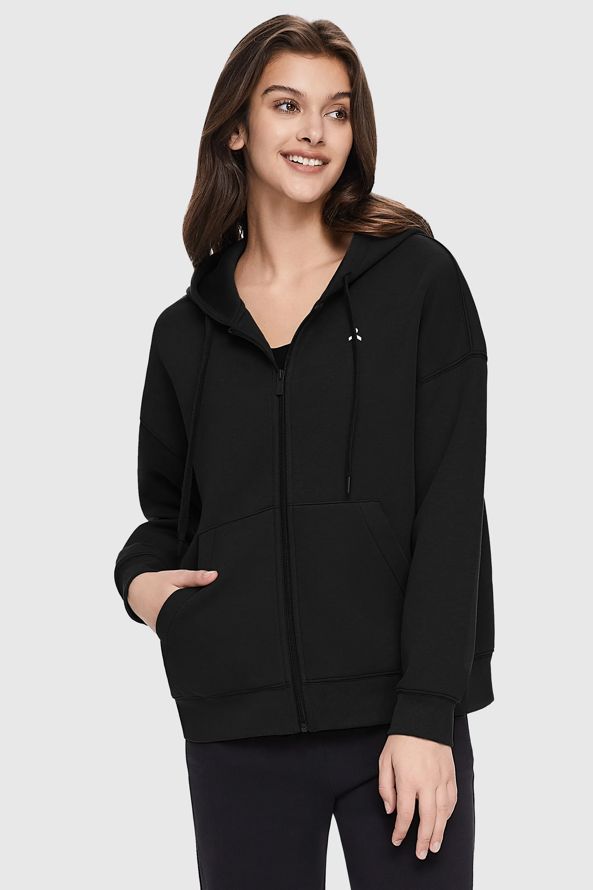 Full-Zip Athletic Hoodie