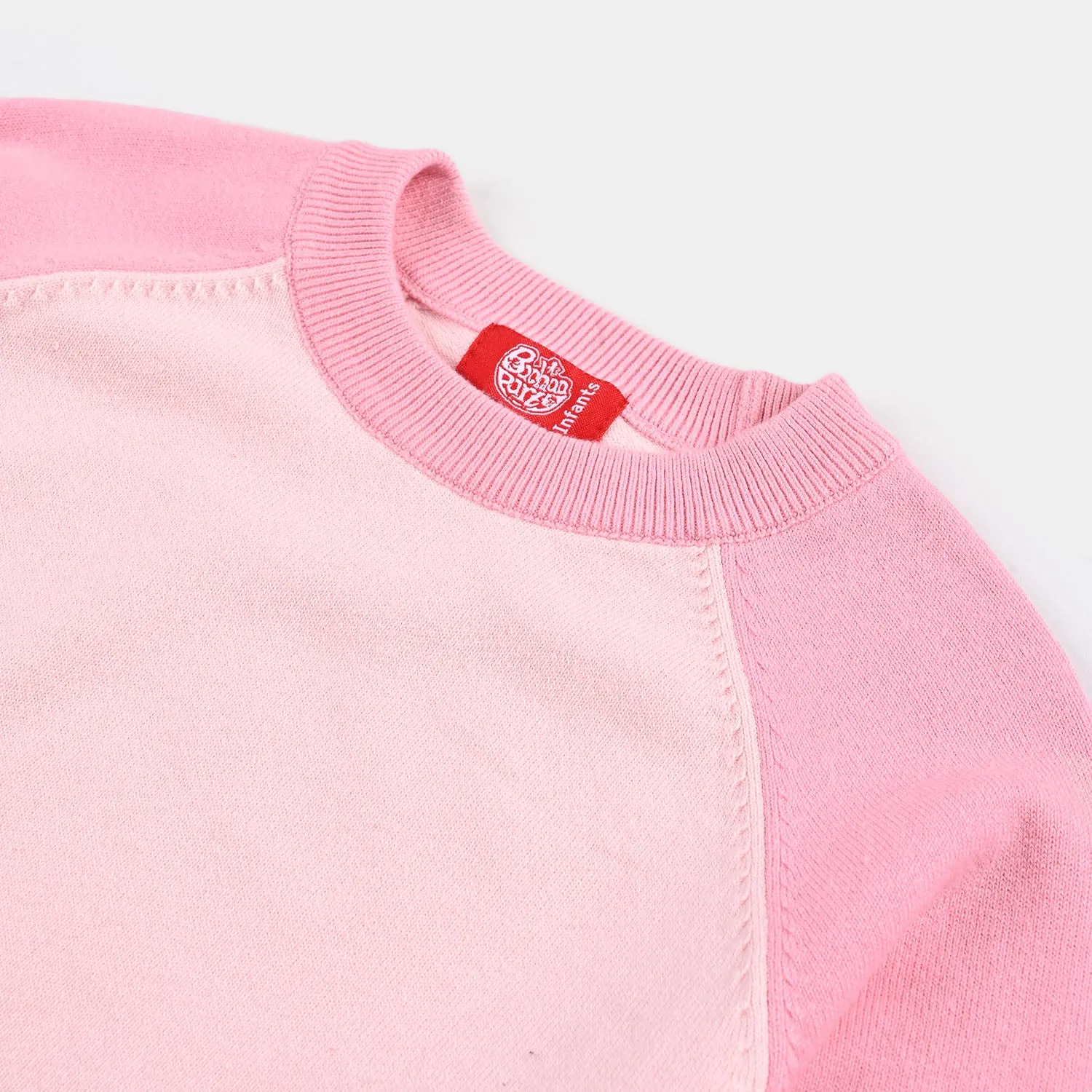 Girls Knitted Sweater - Pink