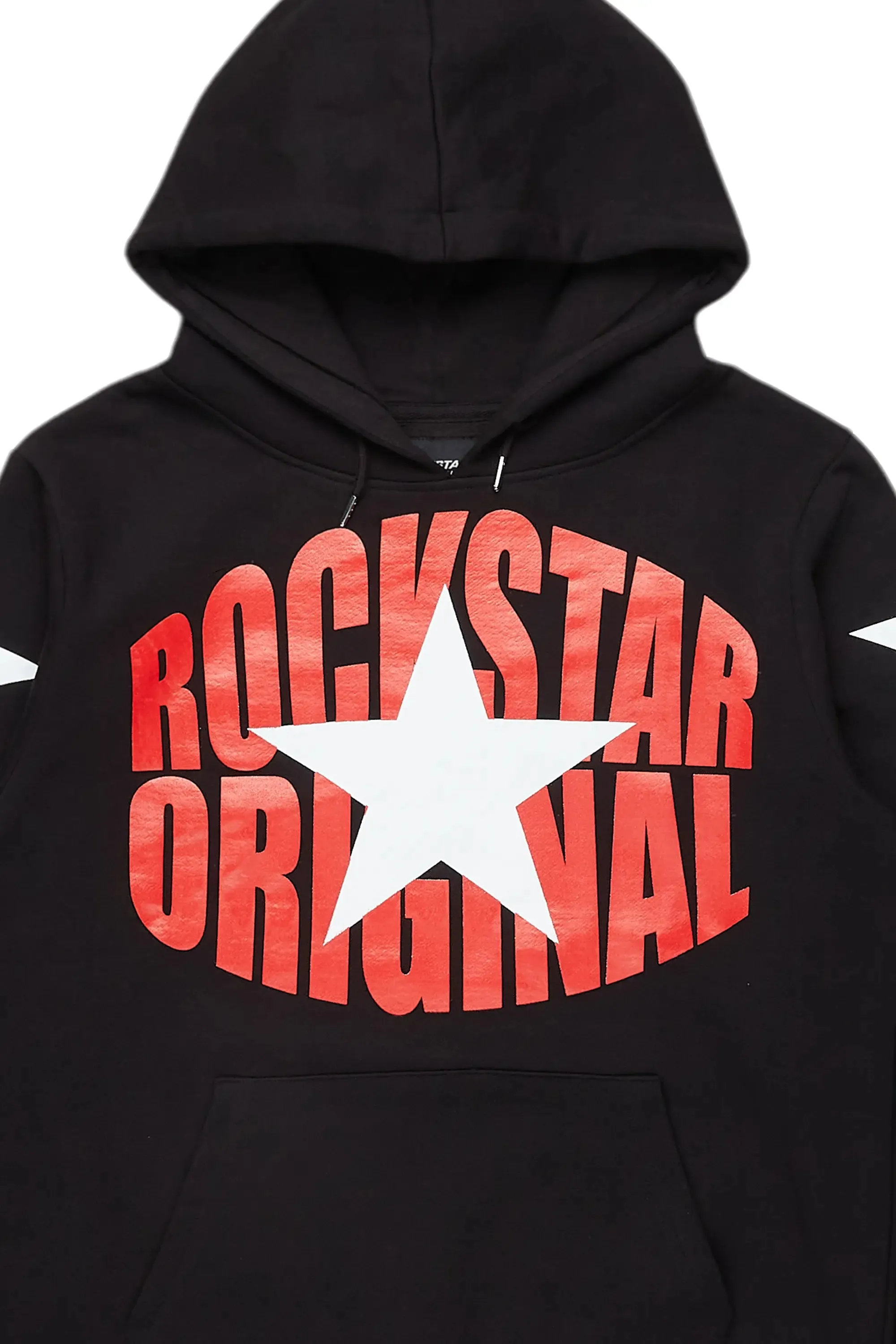 Hachi Black/Red Graphic Hoodie