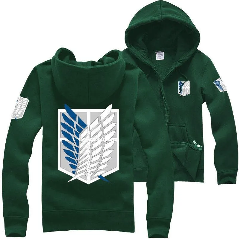 Hoodie/Jacket Survey Corps Attack on Titan (Colors Available)