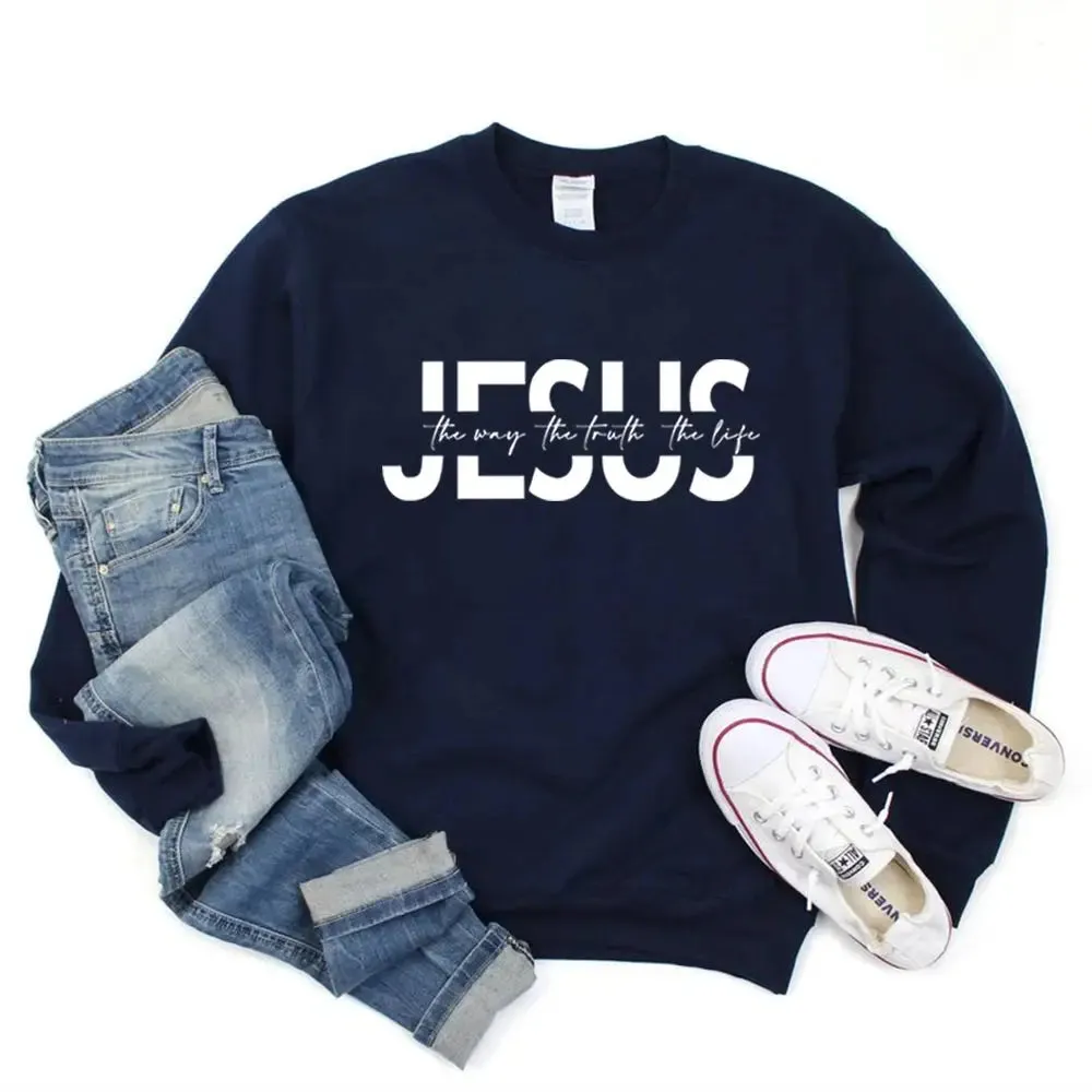 Jesus Bible Verse  Sweatshirt