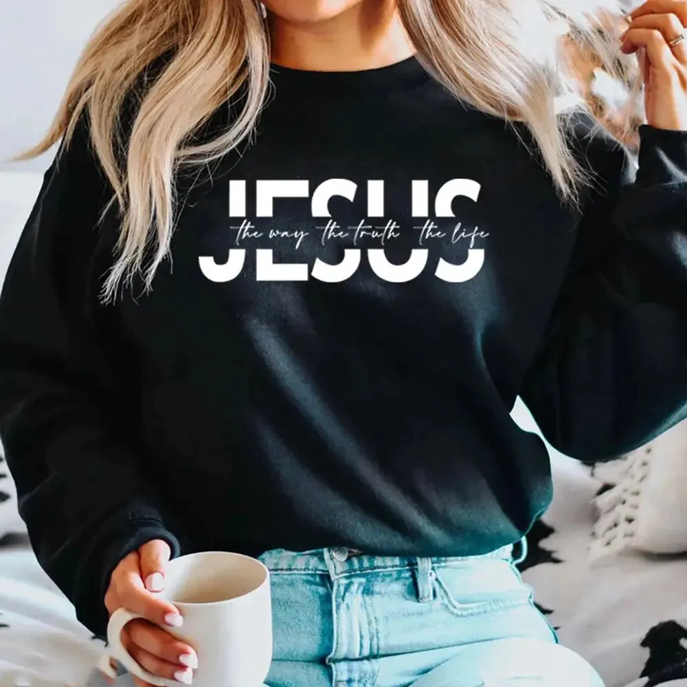 Jesus Bible Verse  Sweatshirt