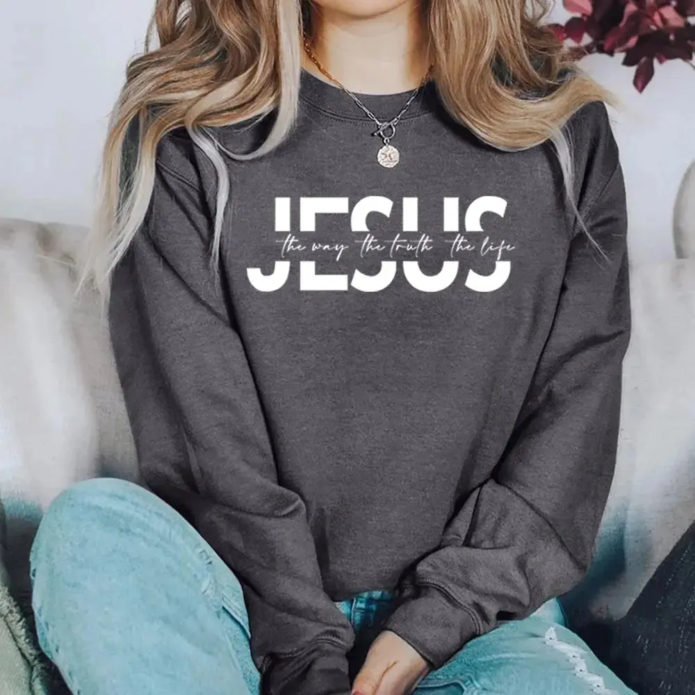 Jesus Bible Verse  Sweatshirt