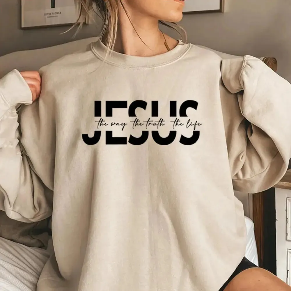 Jesus Bible Verse  Sweatshirt