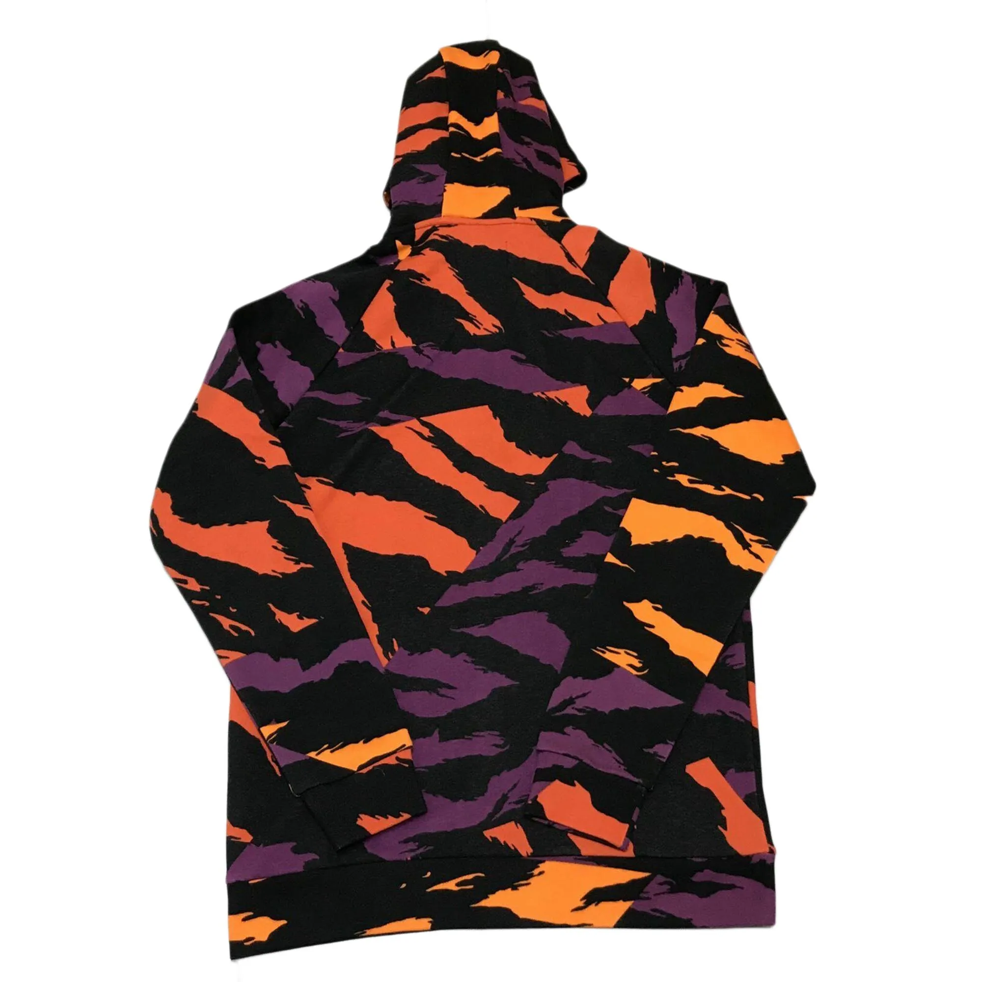 Jordan Men's Camoflage Zipper Hoodie Purple-Red-Black