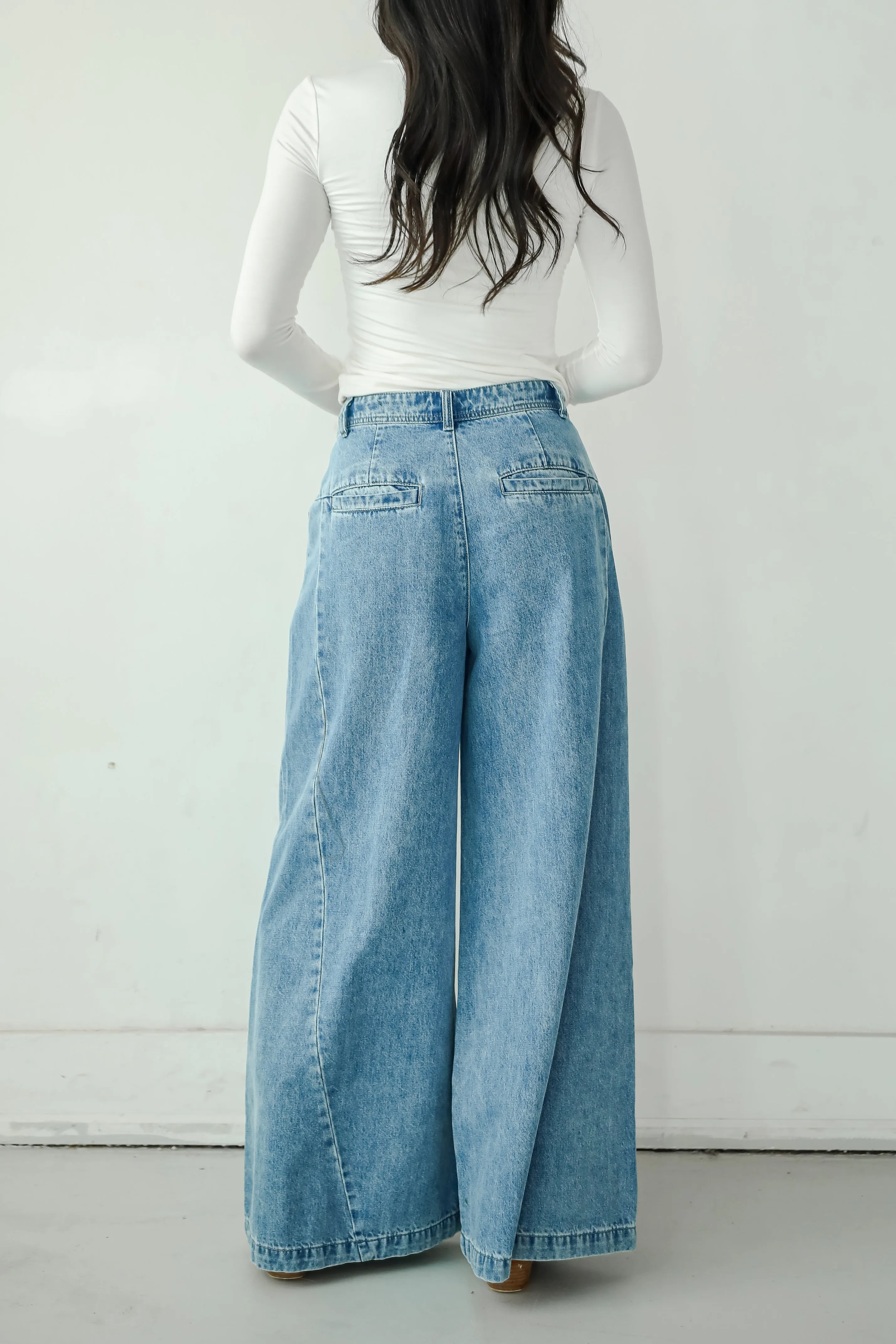 Kenzie Medium Wash Wide Leg Jeans