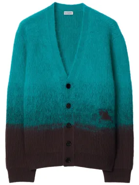 Kingfisher Green Mohair and Wool Sweater