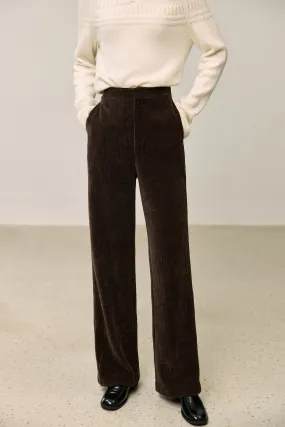 LILY Relaxed Corduroy Wide-Leg Pants