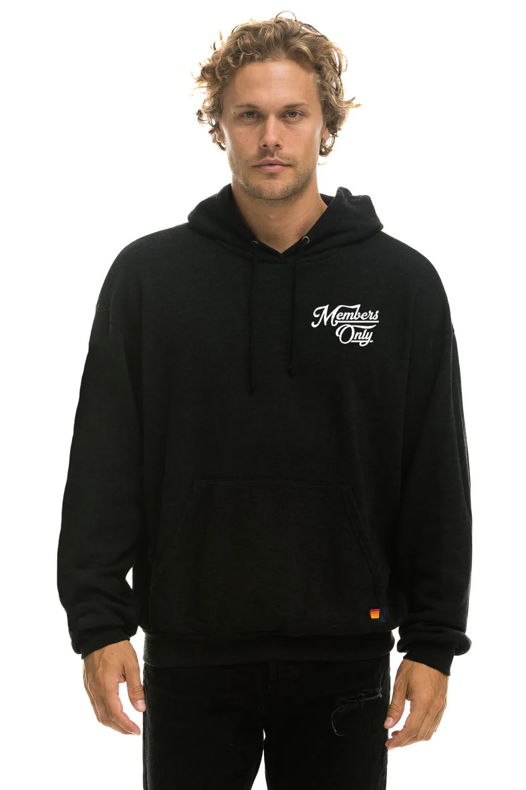 MEMBER EXCLUSIVE RELAXED PULLOVER HOODIE - BLACK