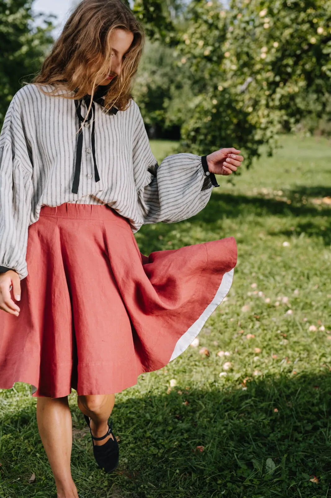 Mini Classic Skirt, Dark Rose