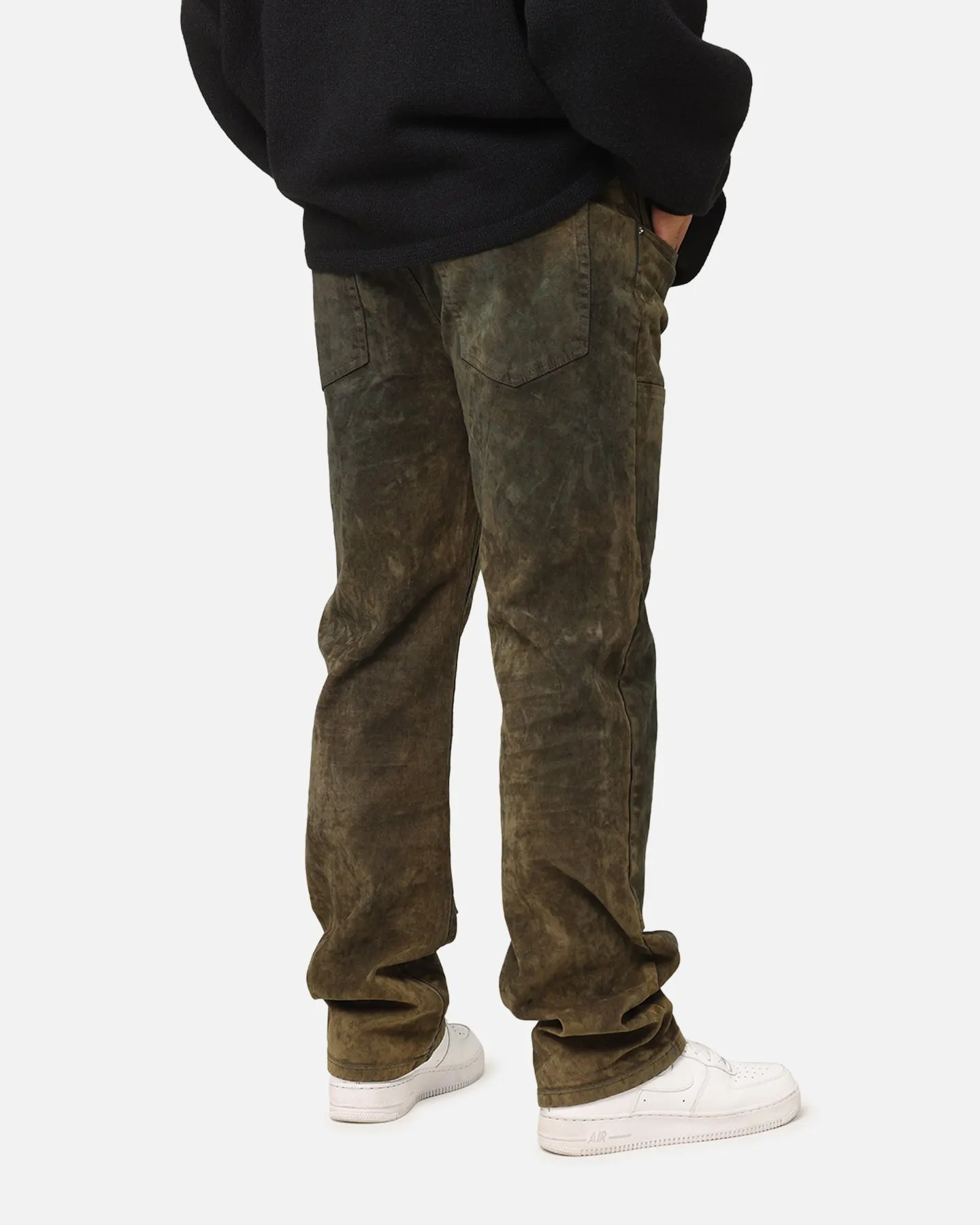 MNML V712 SL3 Suede Pants Olive/Black